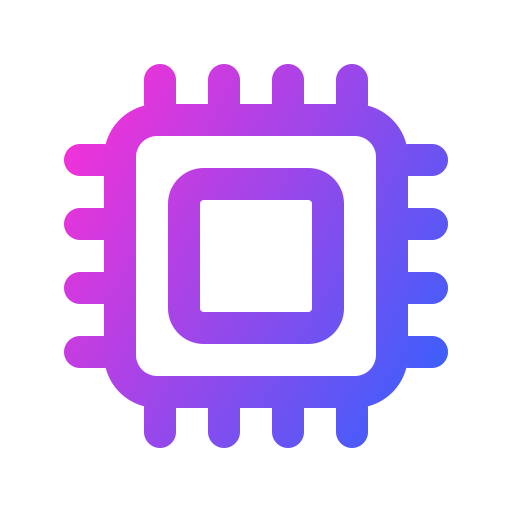Processor Generic gradient outline icon