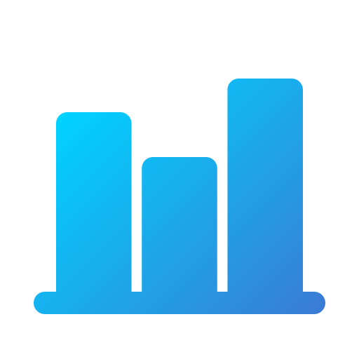 statistiche Generic gradient fill icona