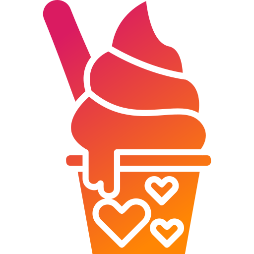 Ice cream Generic gradient fill icon