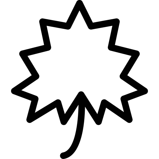 メープルアイコン Generic outline icon
