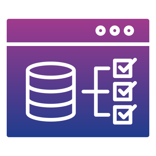 データモデリング Generic gradient fill icon