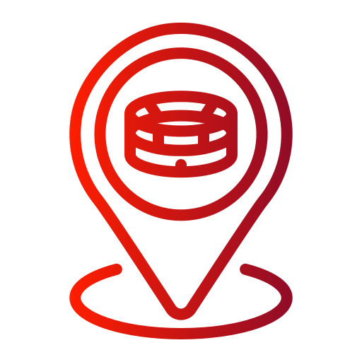 stade Generic gradient outline Icône