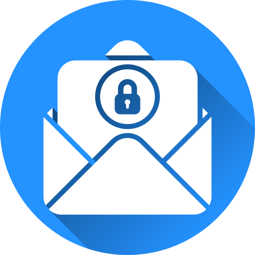 Confidential email Generic gradient fill icon