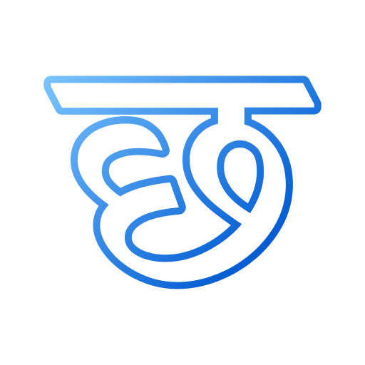 hindi Generic gradient outline icon