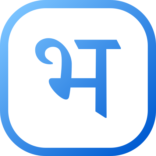 hindi Generic gradient outline icona