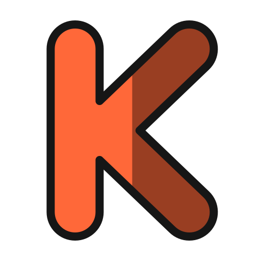 文字k Generic color lineal-color icon