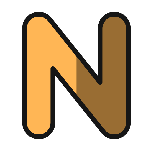Letter n Generic color lineal-color icon