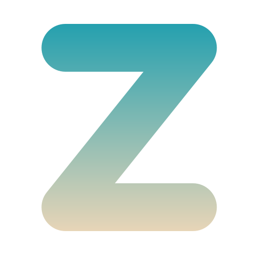 lettera z Generic gradient fill icona