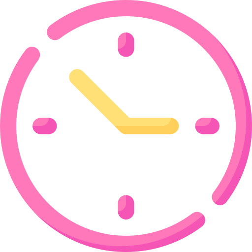Neon clock Special Flat icon