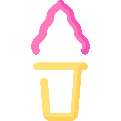 Neon ice cream Special Flat icon