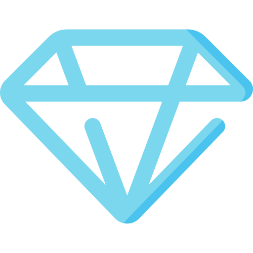 Neon diamond Special Flat icon