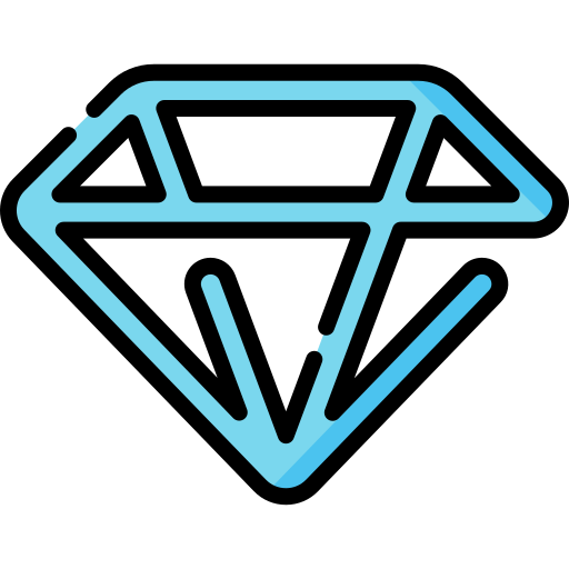 diamante de neón Special Lineal color icono