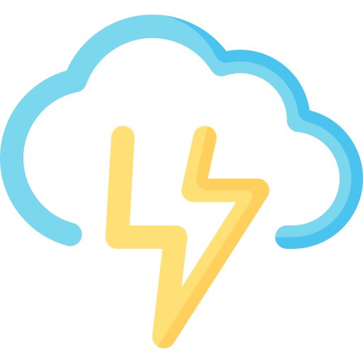 Neon weather Special Flat icon