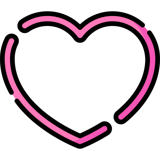 Neon heart Special Lineal color icon