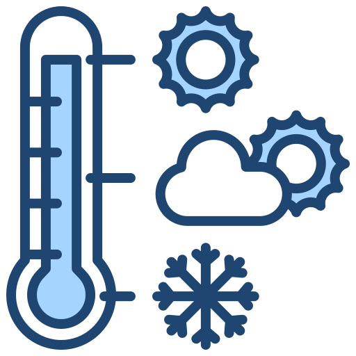 temperaturkontrolle Generic color lineal-color icon