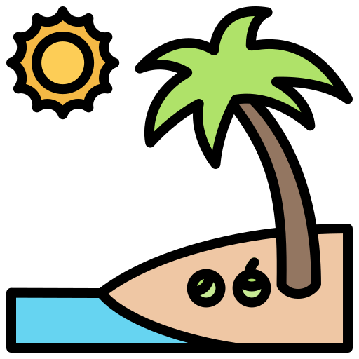 tropical Generic color lineal-color icono