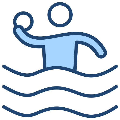 Water polo Generic color lineal-color icon