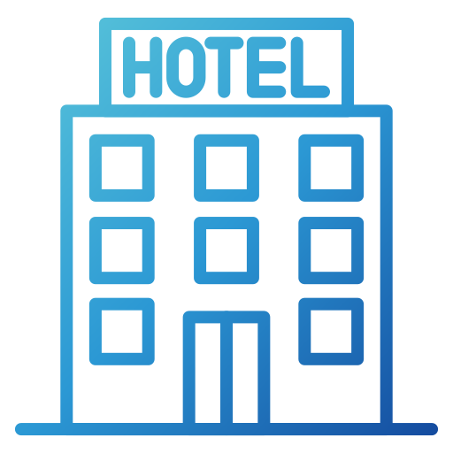 hotel Generic gradient outline Ícone