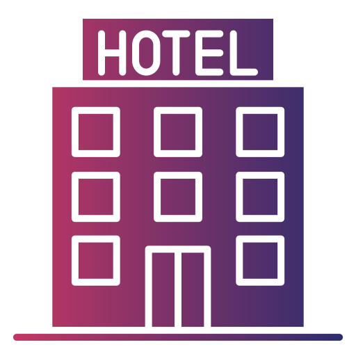 hotel Generic gradient fill icoon