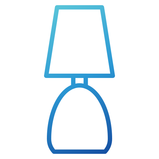Table lamp Generic gradient outline icon