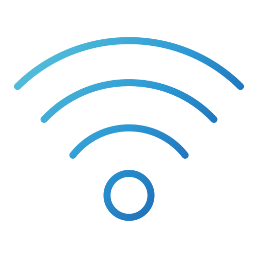connexion wifi Generic gradient outline Icône