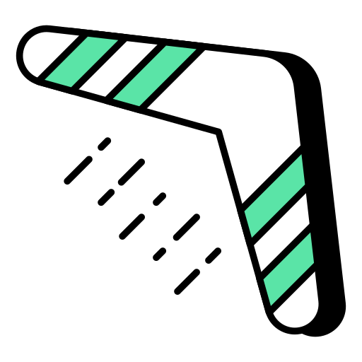 boomerang Generic color lineal-color Icône