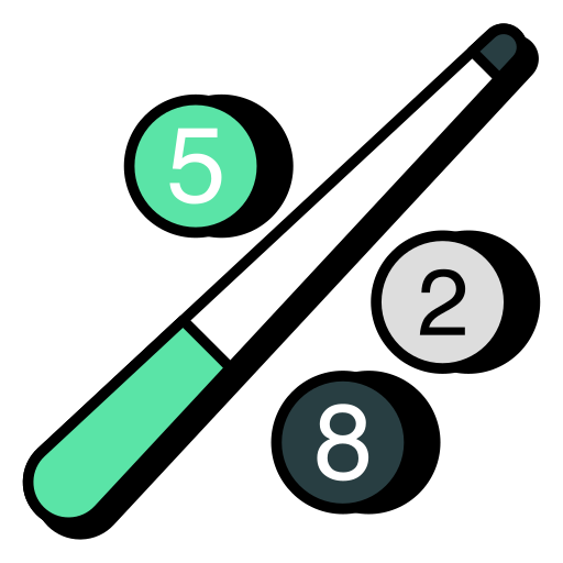 Billiard Generic color lineal-color icon