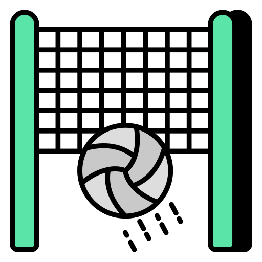 pallavolo Generic color lineal-color icona