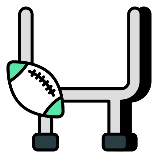 Rugby Generic color lineal-color icon