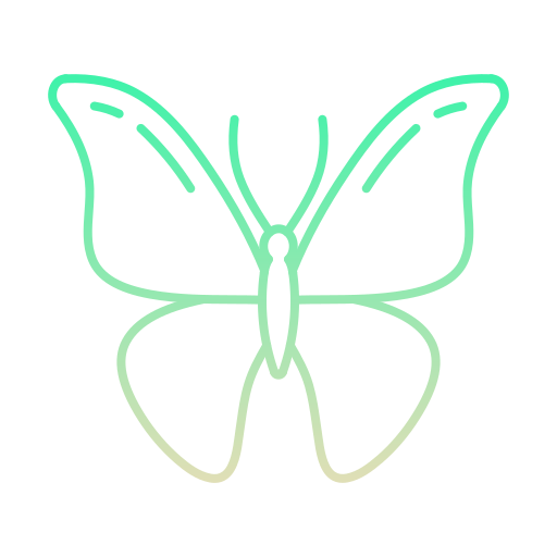 papillon Generic gradient outline Icône