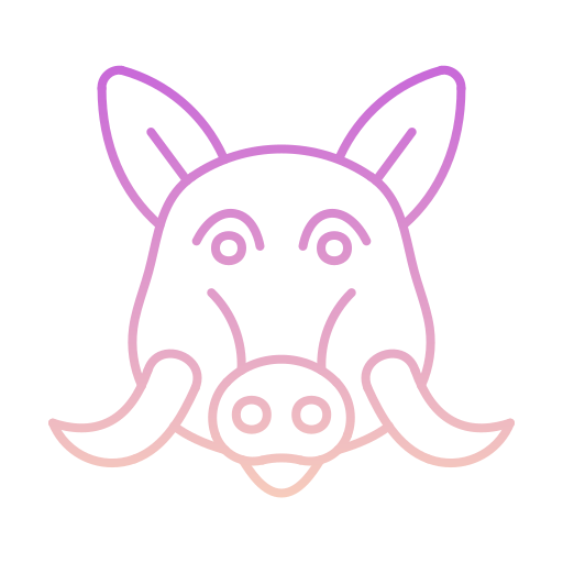 Boar Generic gradient outline icon