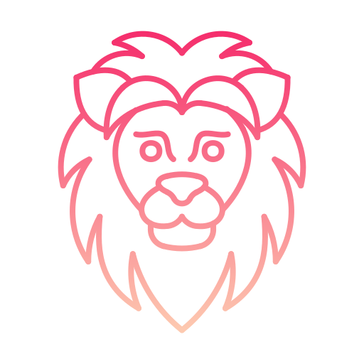 lion Generic gradient outline Icône