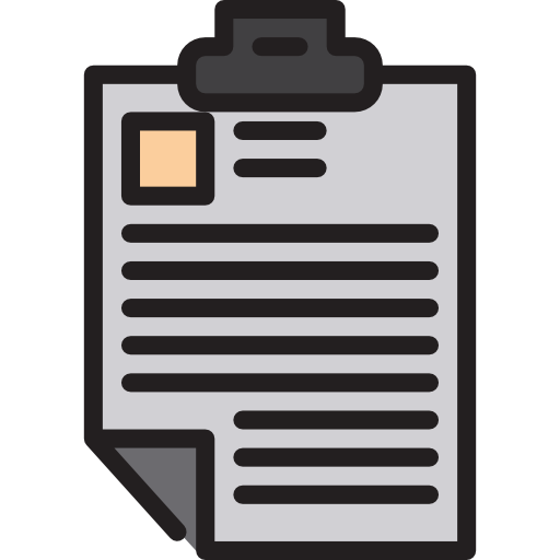 Clipboard Payungkead Lineal Color icon