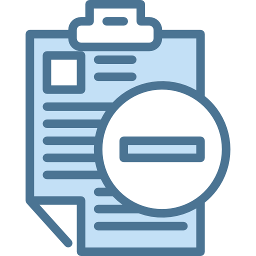 Clipboard Payungkead Blue icon