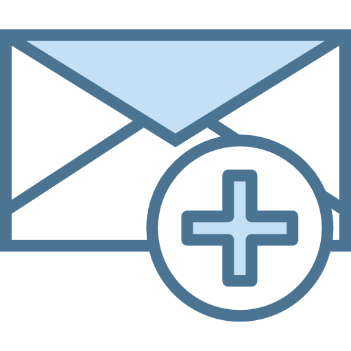 Email Payungkead Blue icon
