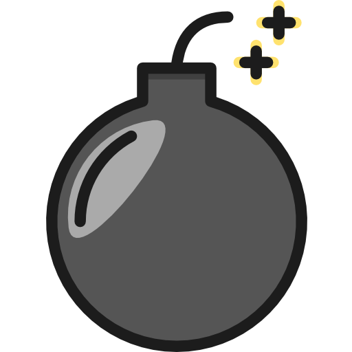 Bomb Payungkead Lineal Color icon