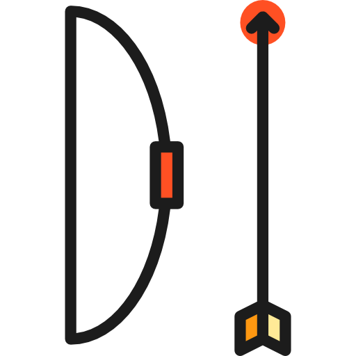 弓と矢 Payungkead Lineal Color icon
