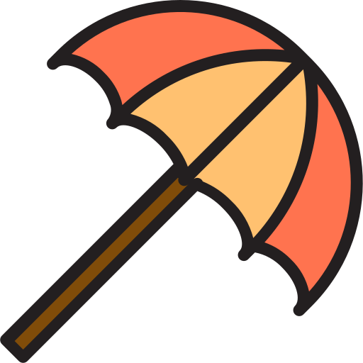 傘 Catkuro Lineal Color icon