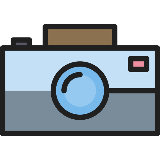 cámara fotográfica Payungkead Lineal Color icono
