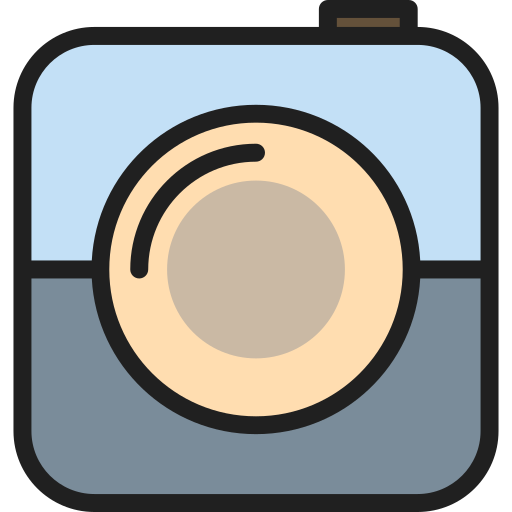 cámara fotográfica Payungkead Lineal Color icono