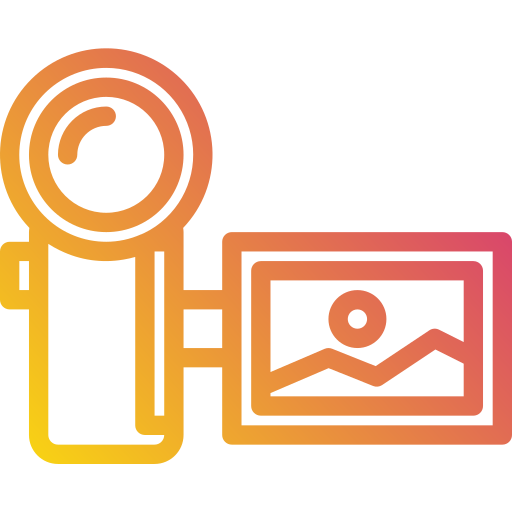 Camcorder Payungkead Gradient icon