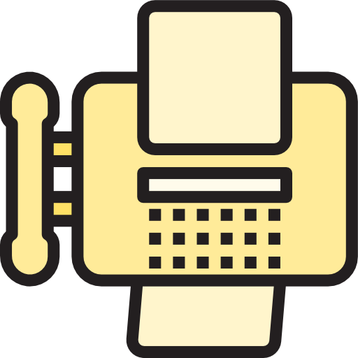 Fax machine Catkuro Lineal Color icon