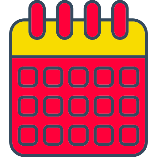 harmonogram Generic color lineal-color ikona