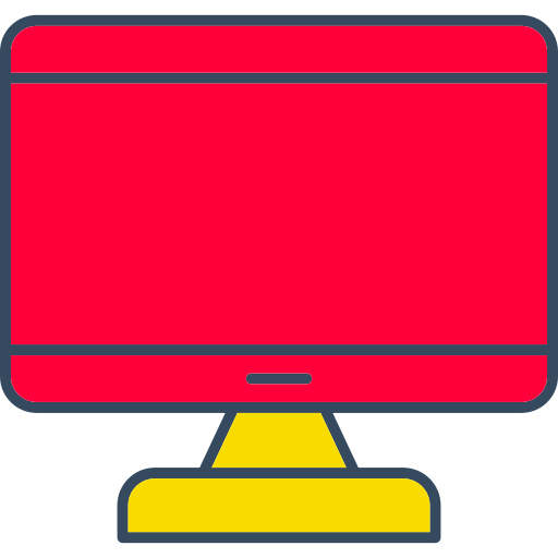 monitor Generic color lineal-color icon