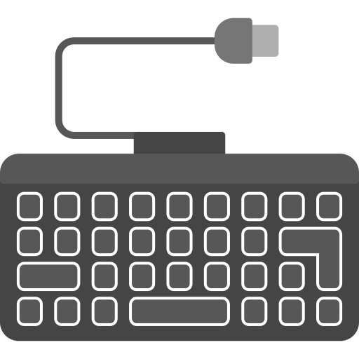 Keyborad Generic color fill icon