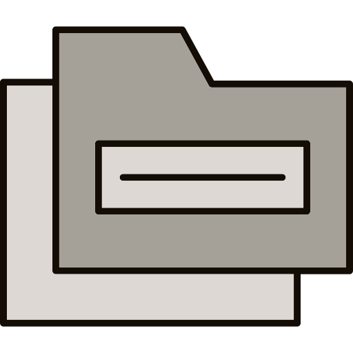 ordner Generic color lineal-color icon