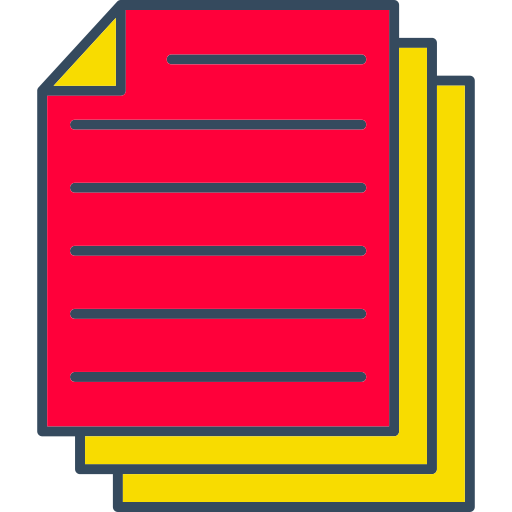 papier Generic color lineal-color icoon