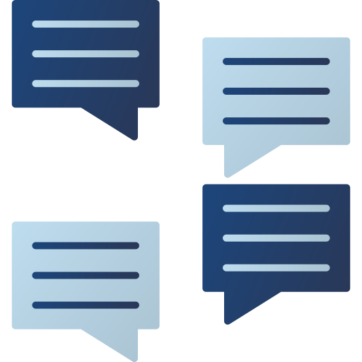 Message Generic gradient fill icon