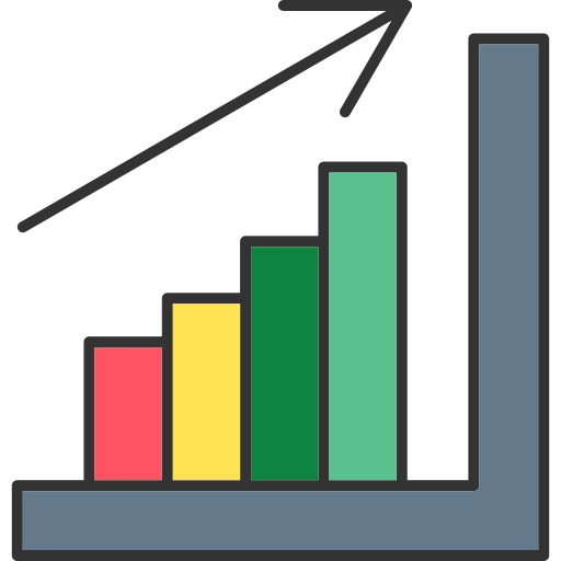 Graph bar Generic color lineal-color icon