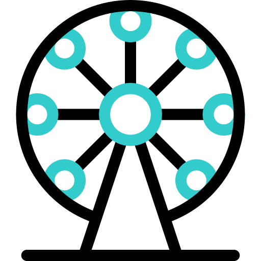 ruota panoramica del niagara Basic Accent Outline icona